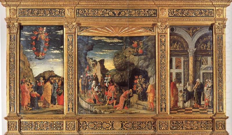 Andrea Mantegna Triptych china oil painting image